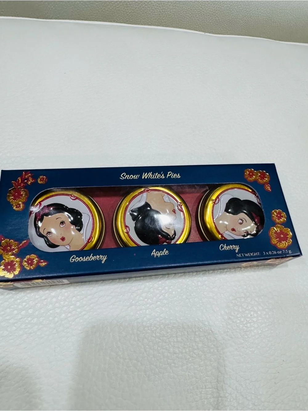 Besame Snow White Lip Balm Trio - Gooseberry Apple Cherry